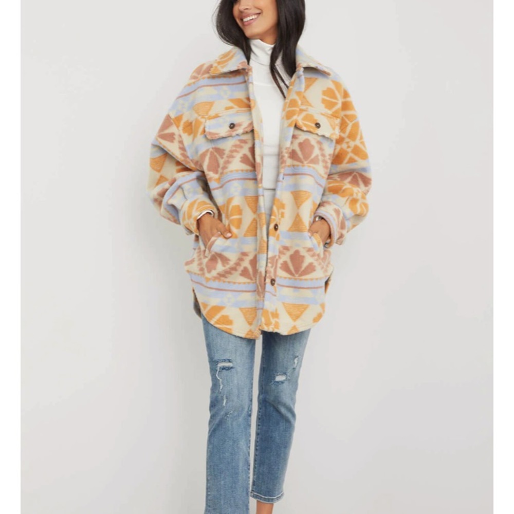 Free people Jacquard Ruby Jacket